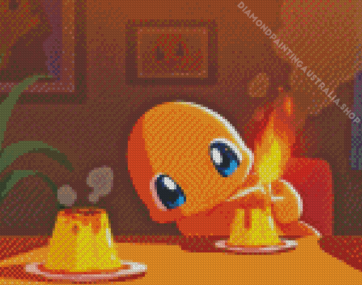 Cute Charmander Diamond Painting