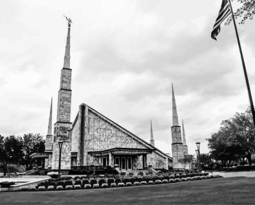 Dallas Temple Diamond Painting