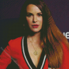 Danneel Ackles in Red Diamond Painting