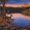 Deer Landscape Diamond Painting