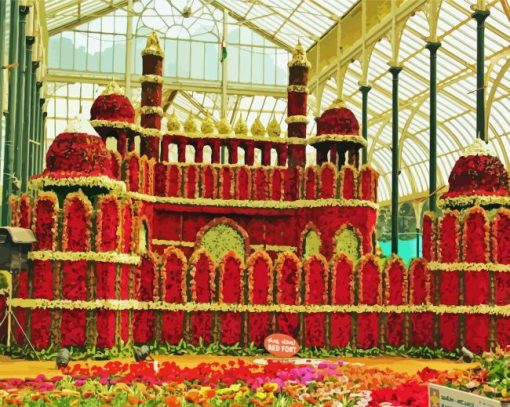 Delhi Flower Show Diamond Painting