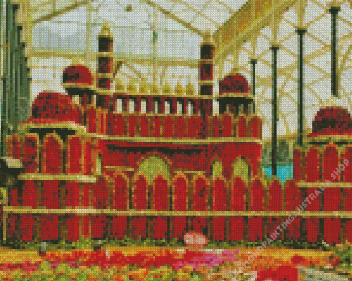 Delhi Flower Show Diamond Painting