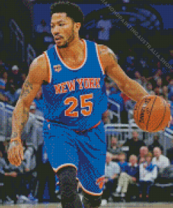 Derrick Rose Diamond Painting