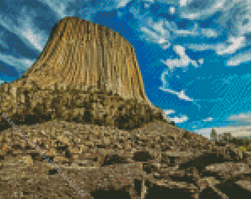 Devils Tower National Monument Diamond Painting