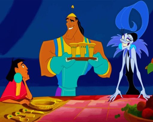 Disney The Emperors New Groove Diamond Painting