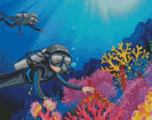 Diving Art Diamond Painting