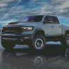 Dodge Truck Reflection Diamond Painting