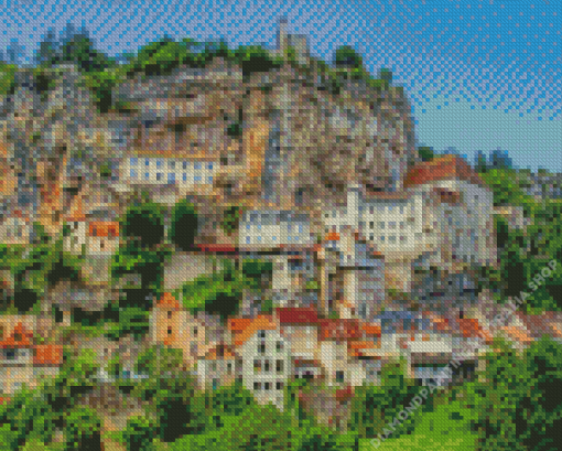 Dordogne Buildings Diamond Painting