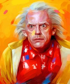 Dr Emmett Brown Art Diamond Painting