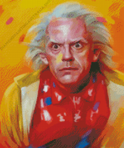 Dr Emmett Brown Art Diamond Painting