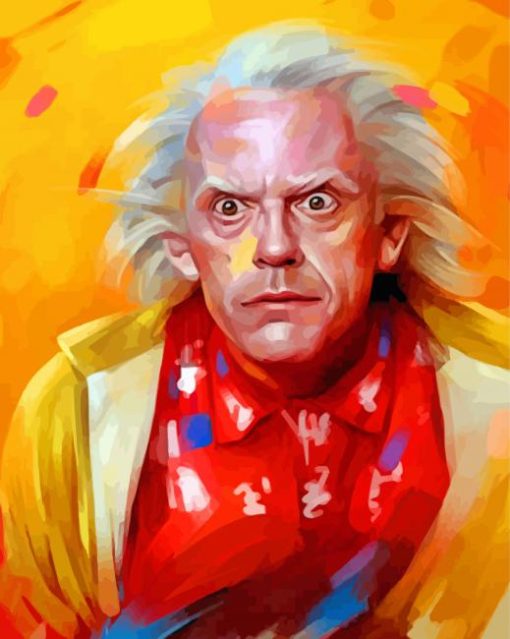 Dr Emmett Brown Art Diamond Painting