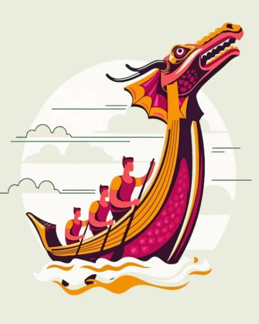 Dragon Boat Diamond Painting