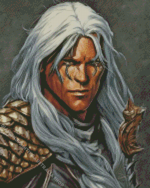 Drizzt Dourden Character Diamond Painting