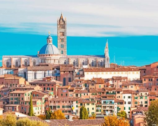 Duomo di Siena Italy Diamond Painting