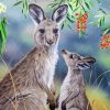 Eastern Grey Kangaroos Arts Diamond Painting