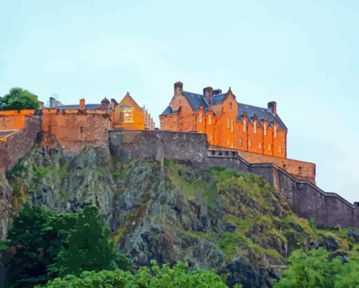 Edinburgh Castle Diamond Painting