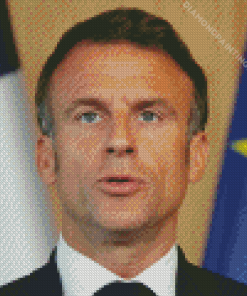 Emmanuel Macron Diamond Painting