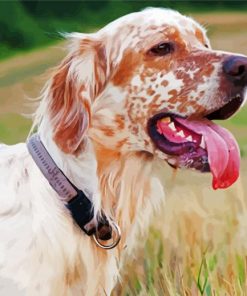 English Setter Puppy Diamond Painting