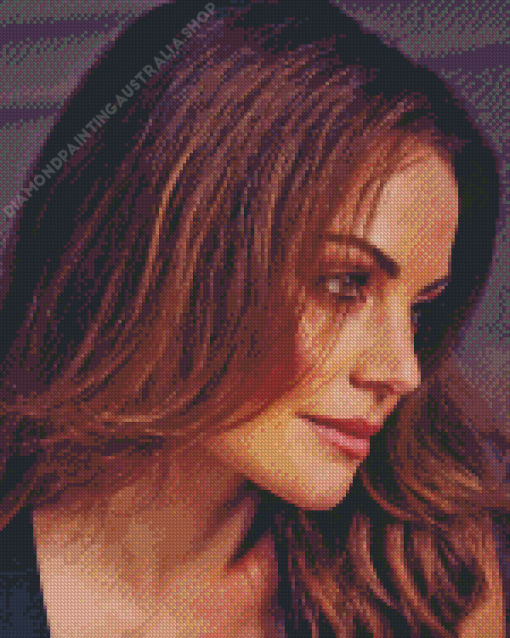 Erica Durance Side Profile Diamond Painting