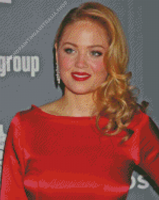 Erika Christensen In Red Diamond Painting