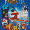 Fantasia Mickey Mouse Disney Poster Diamond Painting