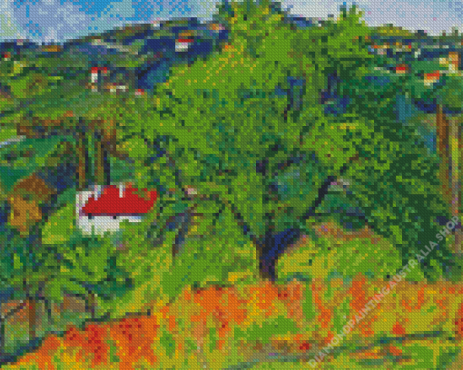 Farm Montcorin by Suzanne Valadon Diamond Painting