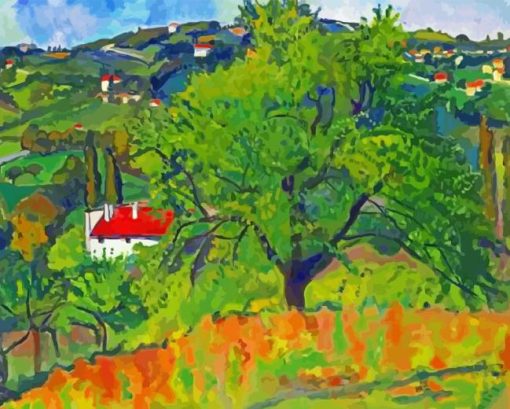 Farm Montcorin by Suzanne Valadon Diamond Painting