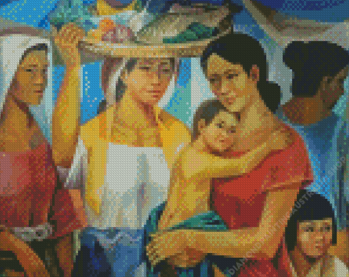 Filipina Women Diamond Painting