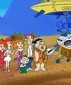 Flintstones and Jetsons Diamond Painting