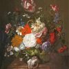 Flowers in a Glass Vase With insects Diamond Painting