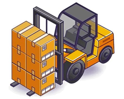 Forklift Truck Diamond Painting