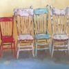 Four Old Chairs Diamond Painting