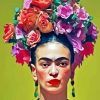 Frida With Flowers Diamond Painting