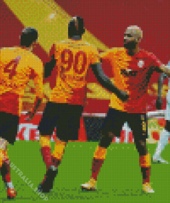 Galatasaray Football Team Diamond Painting