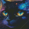 Galaxy Cat Diamond Painting