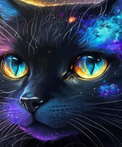 Galaxy Cat Diamond Painting