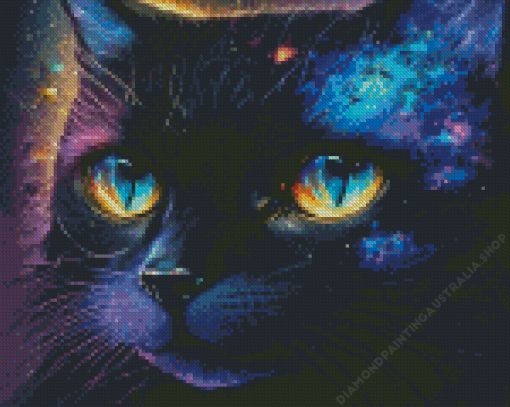 Galaxy Cat Diamond Painting