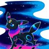 Galaxy Umbreon Diamond Painting