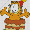 Garfield The Cat Birthday Diamond Painting