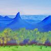 Glass House Mountains Australia Art Diamond Painting