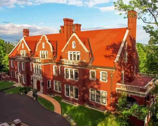 Glensheen Mansion in Minnesota Diamond Painting