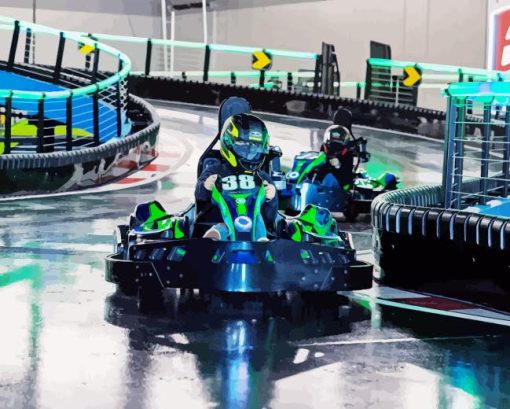 Go Karting Diamond Painting