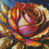 Golden Rose Diamond Painting