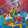 Goofy and Max Diamond Painting