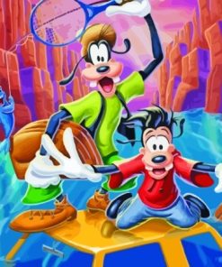 Goofy and Max Diamond Painting