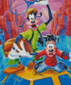 Goofy and Max Diamond Painting