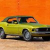 Green 1970 Ford Mustang Diamond Painting