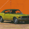 Green 1970 Ford Mustang Diamond Painting