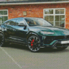 Green Lamborghini Urus Diamond Painting