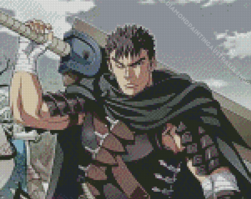 Guts Berserk Character Diamond Painting